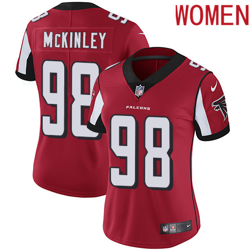 2019 Women Atlanta Falcons #98 McKinley red Nike Vapor Untouchable Limited NFL Jersey->women nfl jersey->Women Jersey